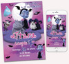 Tarjetas Invitaciones Digitales Personalizadas Vampirina 0