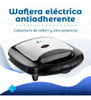 Waflera Electrica Antiadherente Teflon Metalica Wafle Cocina 1