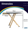 Tabua Para Passar Roupa Tecido Térmico Storm 5