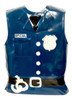 Pechera Plastica Policia Cotillon X1u - Cotillón Waf 0