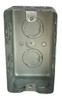 Pack X10 Caja De Chapa Rectangular Embutir Metal Envío 3