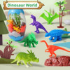 Huevo Con 17 Dinosaurios Mas Accesorios Juguete Para Niños 2