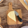 Jogo De Tábua Para Queijo Bambu Com Faca - Lyon 4