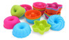 24 Moldes Individuais De Silicone Para Rosquinhas Para Assar 2