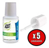 Corrector Liquido Frasco C/pincel Liquid Paper 20ml X 5 Uni 1