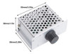 Controlador De Motor Contínuo 1200w Dc Regulador Pwm Speed 7