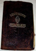 1872-antigua Libreta Enrolamiento Tapas Cuero  Coleccion 0