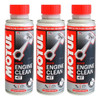 3 Aditivos Limpeza Motor Pré Troca Óleo Motul Engine Clean 0