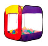 Pelotero Infantil Cubo Autoarmable Con 75 Pelotas Plegable 0