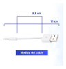 Cable Compatible iPod Shuffle A Usb 3 4 5 6 7 Generación 3