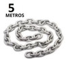 5 Metros De Corrente Galvanizada 12mm Calibrada Din 766 0