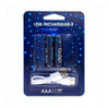 Blister 2 Pila Bateria Aaa Recargables Usb 1200 Cargas Cldp 0