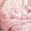 Fadfay, Juego De Cama Romántico Con Estampado De Flores, Jue 1