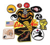 Set Completo Parches Bordados Karate Kid Traje Cobra Kai Adr 0
