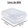 Kit Com 10 Potes Guarda Lanche P/ Viagem Escola Sanduicheira 3