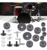 Arruela De Feltro De Prato 23pcs Kit De Almofada De Bateria 7