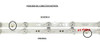 Kit Tiras De Led X2 Compatible Noblex Dk43x7100 Nuevas 1