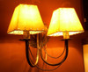 Aplique De Pared En Hierro Rustico Con  Dos Luces 1