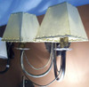 Aplique De Pared En Hierro Rustico Con  Dos Luces 2