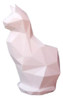 Maceta Gato Low Poly Modelo Chico Para Suculenta 0