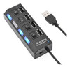 Hub Usb 2.0 4 Portas Chave Mini Pc Notebook Aumenta Portas 0