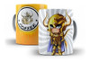 Kit Diseños Plantillas Tazas Caballeros De Oro Sublimación 6