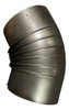 Codo Outlet 6 Pulgadas A 45° Chapa Doble Decapado Zingueria 0