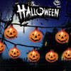 Sunsgne Guirnalda De Luces De Calabaza, Cadena De Luces De P 0