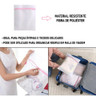 Kit 5 Sacos Lavagem Roupa Prático Eficiente Resistente 3