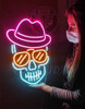 Cartel Calavera  En Neón Led Deco  / Personalizados / Figura 2