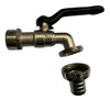 Canilla Esferica Para Riego Palanca 3/4 Bronce Valforte 1