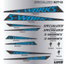 Juego Calcos Specialized S-work 1 Juego Calcos Specialized S-work 1