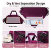 Bolso Deportivo Cambia A Mochila Con Divisiones Dark Purple 1