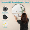 Espejo Redondo De 51 Cm Para Pared Con Marco Mate Negro Pequ 4