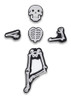 Pins Para Croc/gomones Esqueleto Completo 0