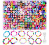 Kit De 1000 Cuentas De Arcilla Polimerica Para Pulseras 0