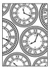Carpeta De Embossing-texturizadora Grande-2d Relojes Vintage 1