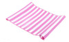 Kit De Duas Esteira De Praia Rolo Com Alça Bel Listrada Rosa 1