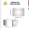 Capa De Mesa Circo Em Tecido Sublimado Veste Fácil 2