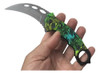 Cuchillo Táctico Kerambit  Hoja Plegable Con Anilla 4