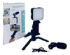 Kit Streaming Micrófono Luz Led Trípode Control Ay-49 Selfie 3