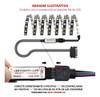 Controladora Rgb Cooler Fan 4 Pinos 12v  C/ Conexão Sata 3