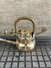 Antigua Tetera Oriental En Bronce Labrada Única 1