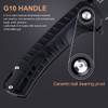 Cuchillo Shieldon, De Bolsillo/titanio/plegable/negro 6