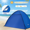Glymnis Pop Up Beach Tent Refugio De Parasol Portátil Instan 1