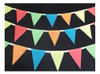 Banderines De Colores Tela Fiesta Cotillon 6mts 1