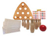 Mini Bowling Madera - Juego Destreza Didáctico Infantil 1