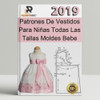 Diseños De Patrones Vestidos Niñas, Bebe Tallas S,m,l,xl 1
