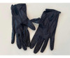 Guantes  Azules De Cuero De Oveja Exc Estado 0