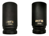 Kit 2 Soquete Chave Impacto 1 Polegada Longo 36mm 38mm 0